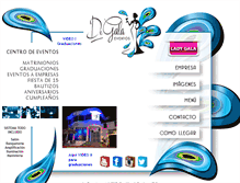 Tablet Screenshot of degalaeventos.cl